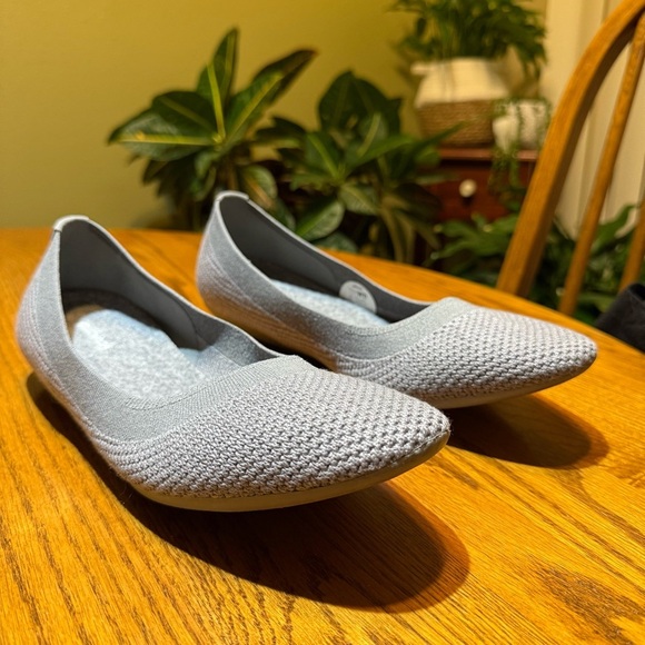 Allbirds Tree Breezers Ballet Flats Mist Gray Women’s Size 11 - Picture 1 of 6